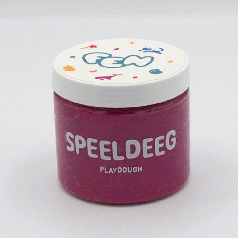 fuchsia speeldeeg voor creatief open ended spel zonder scherm