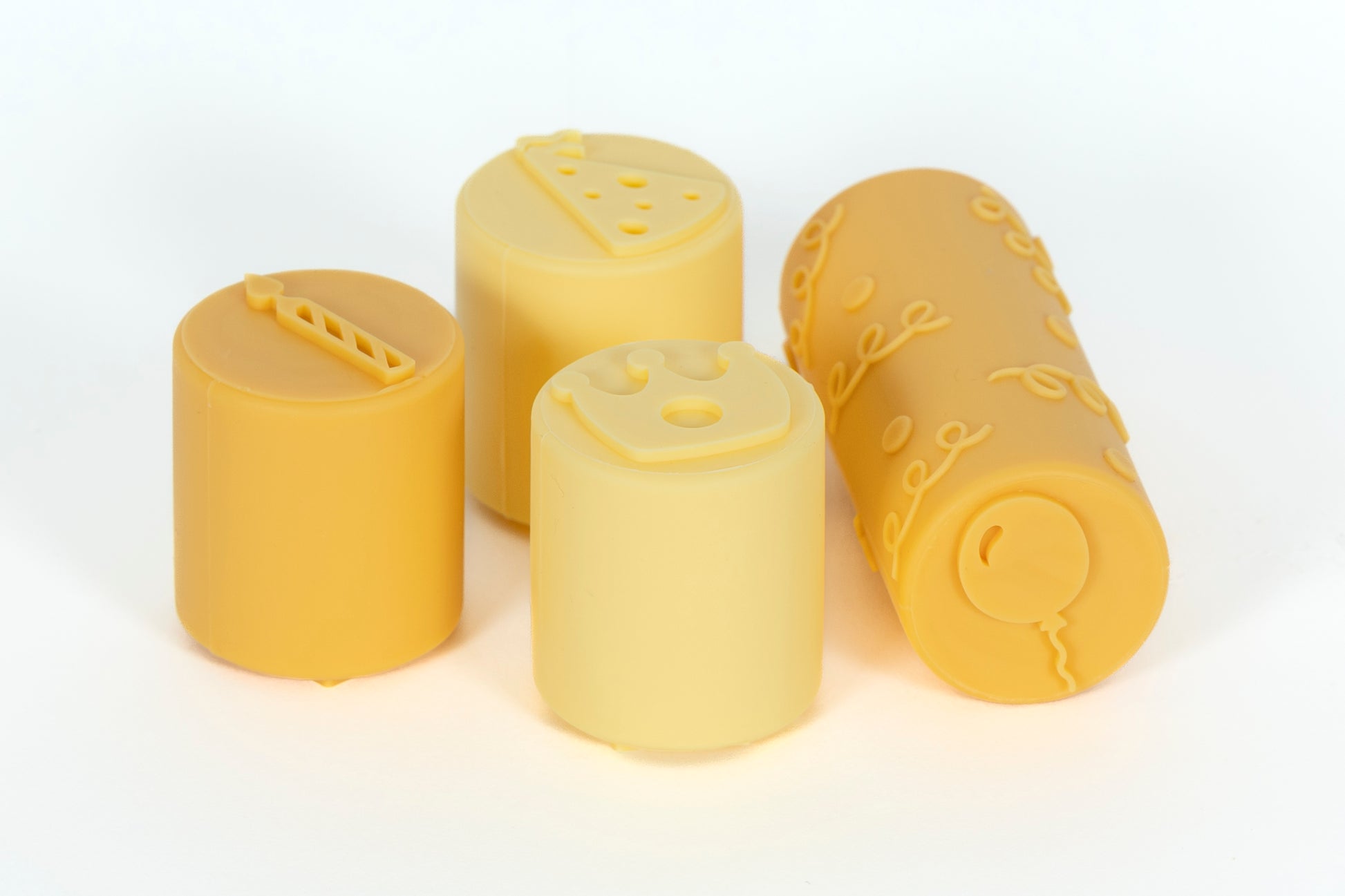 verjaardagsthema stempels voor natuurlijk speeldeeg ideaal voor fantasierijk spel zonder voorbereiding